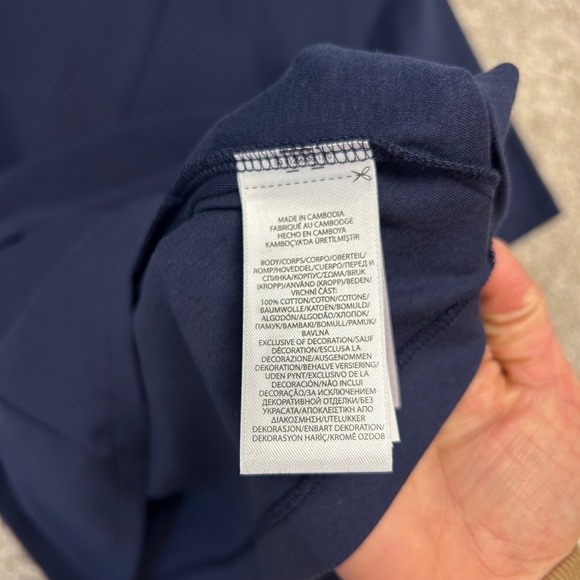 NWT Polo Ralph Lauren Soft Cotton Crewneck Tshirt Men Size 4XLT Navy Blue Pony - Picture 7 of 7